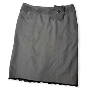 𝅺ETCETERA Gray pencil Skirt